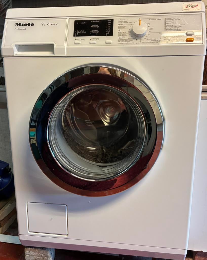 Miele wasmachine, Ophalen, Zo goed als nieuw, 1200 tot 1600 toeren, Voorlader