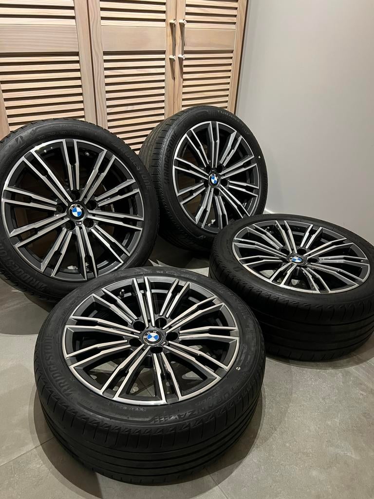 BMW 790M velgen 3 of 4 serie 18 inch Bridgestone nieuwstaat, Auto-onderdelen, Ophalen