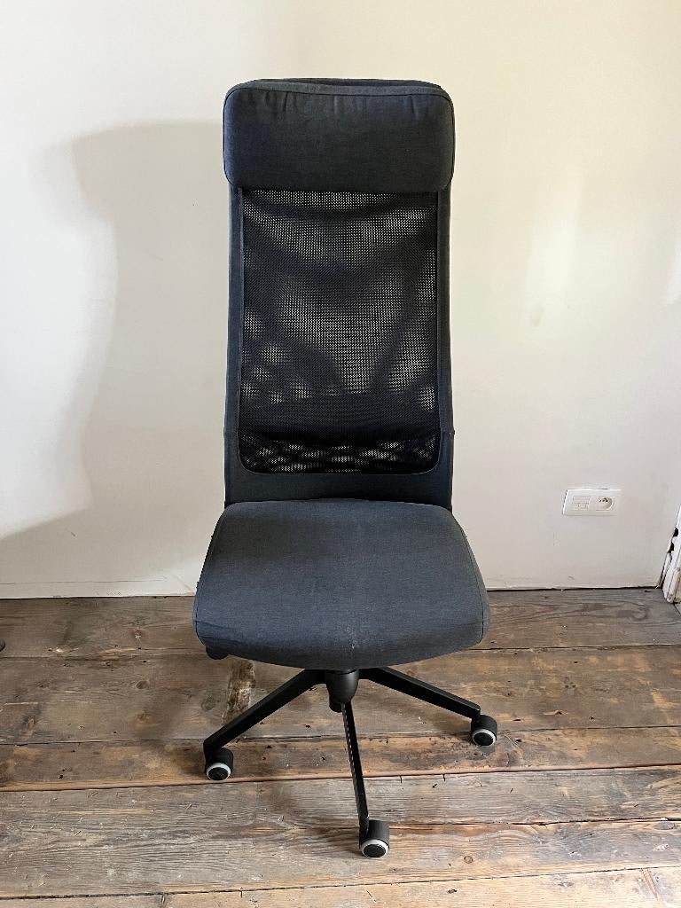 Bureau stoel Ikea, Ophalen, Zo goed als nieuw, Zwart, Bureaustoel