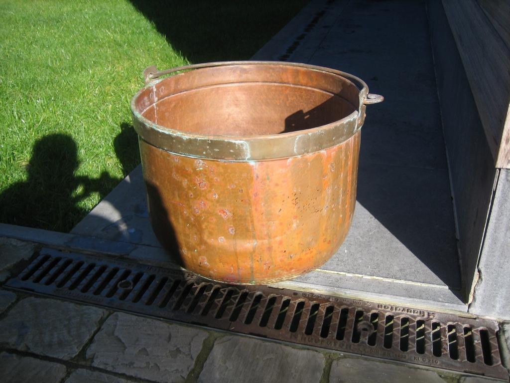 Koperen ketel, Antiek en Kunst, Ophalen, Koper