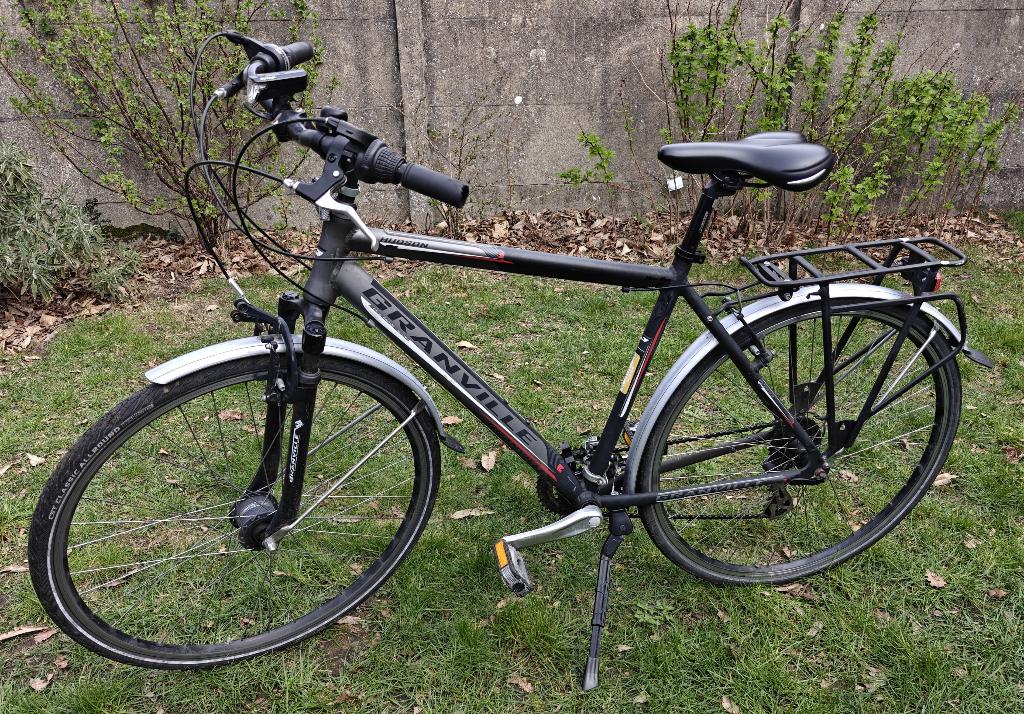 Herenfiets Aluminium Granville Hudson, Gebruikt, Versnellingen, 53 tot 57 cm, Ophalen