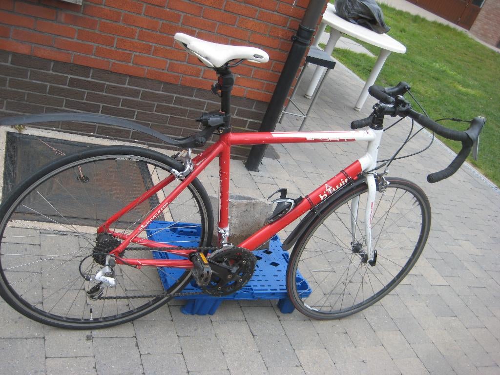 Koersfiets BTwin volledig in orde . 15-20 Versnellingen, Ophalen, 28 inch, Heren, Aluminium