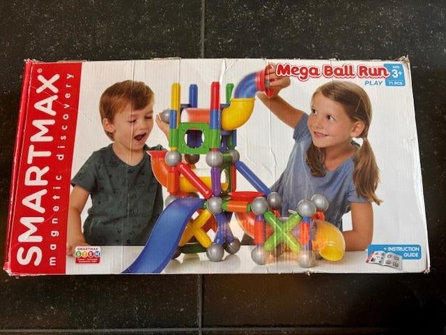 Smartmax Mega Ball Run (71 stuks), Kinderen en Baby's, Speelgoed | Educatief en Creatief, Ophalen of Verzenden, Bouwen