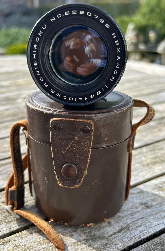 Prachtige Konica Hexanon 100mm f/2.8, Ophalen, Zo goed als nieuw, Konica