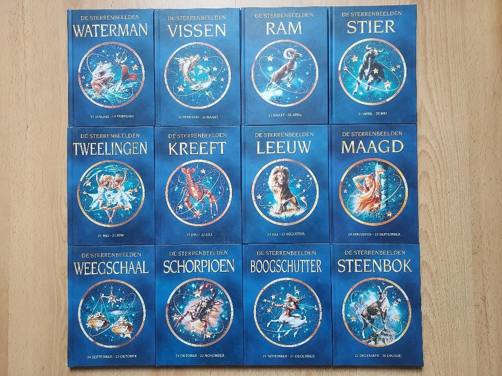 De sterrenbeelden - complete serie (12 delen), Boeken, Esoterie en Spiritualiteit, Ophalen of Verzenden, Nieuw, Astrologie