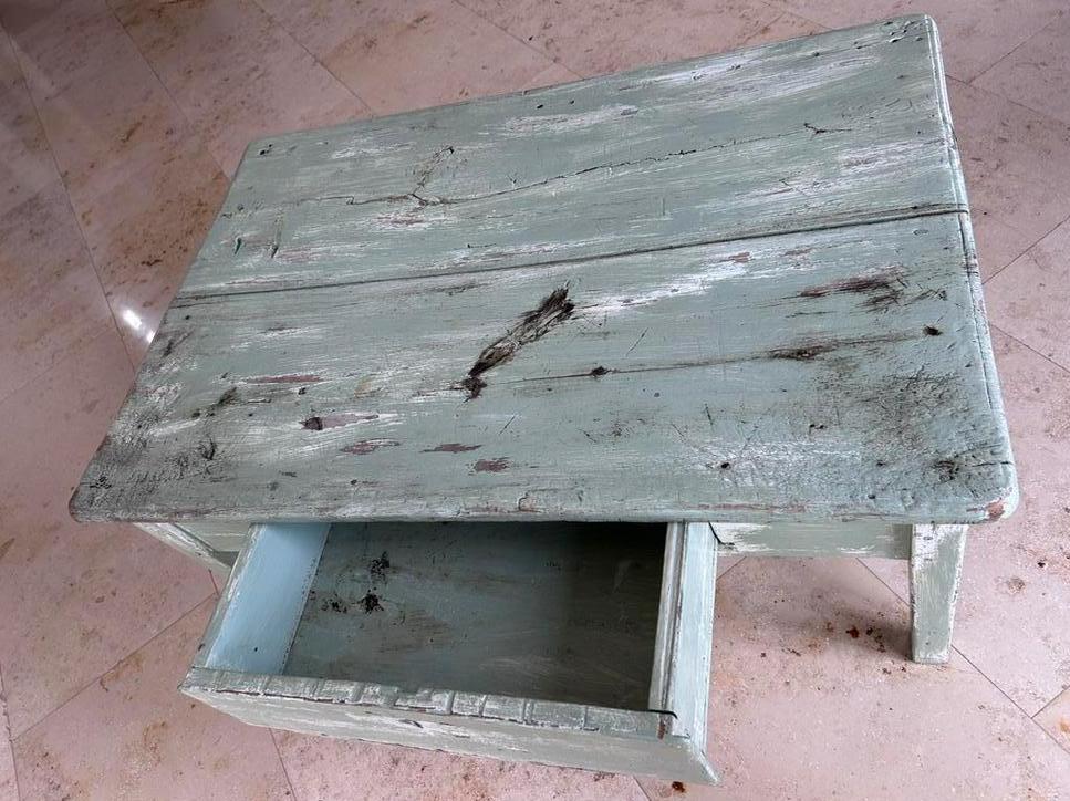 Table basse bois vintage – style campagne, Maison & Meubles, Vintage / campagne chic, Moins de 50 cm, 50 à 100 cm, Enlèvement