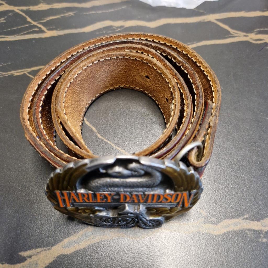 Harley Davidson riem , 1 .10cm +- lengte , origineel, Handtassen en Accessoires, Bedels, Ophalen