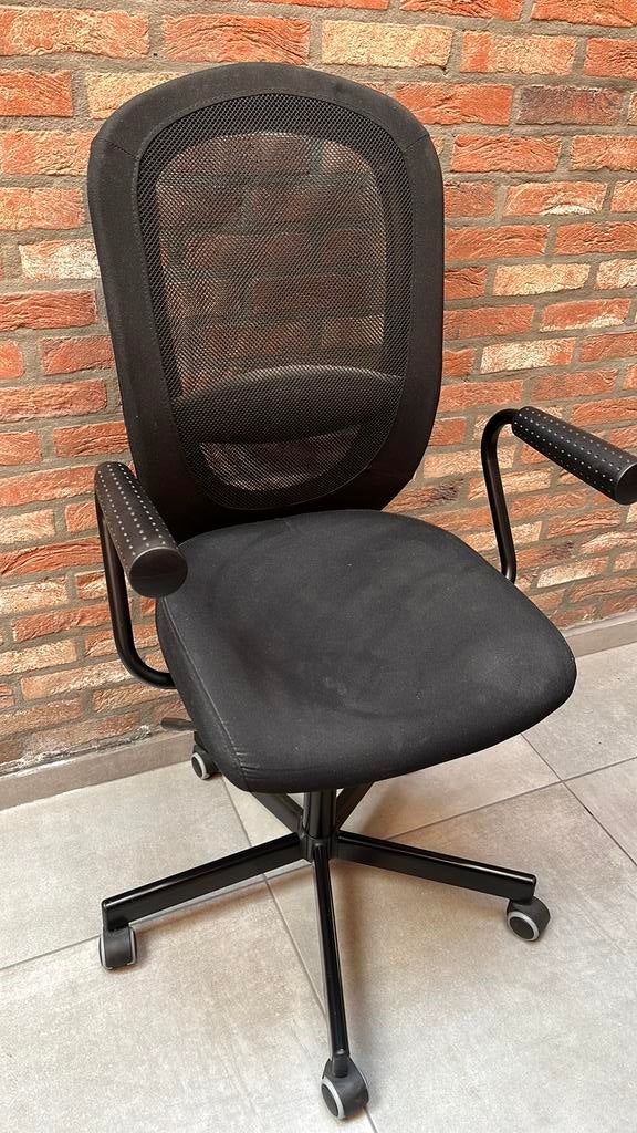 Bureaustoel Ikea, Ophalen, Gebruikt, Zwart, Bureaustoel