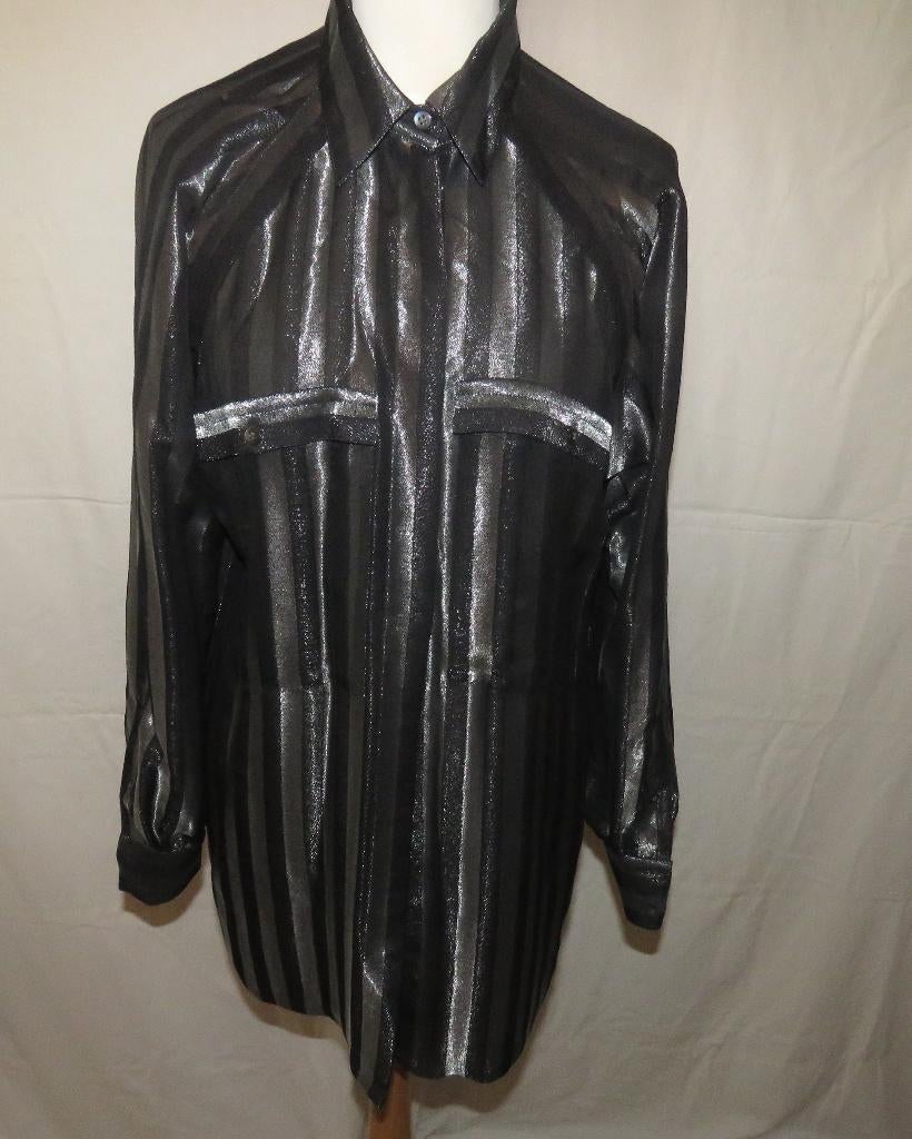 Chemise Escada de Margaretha Ley en soie, taille 38, Vêtements | Femmes, Enlèvement ou Envoi, Taille 38/40 (M), Noir