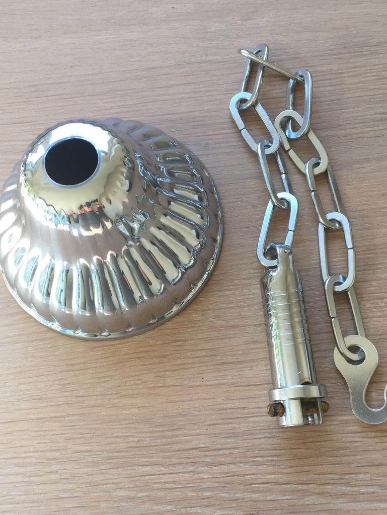 Pavillon et chaîne pour luminaire, Maison & Meubles, Lampes | Lustres, Enlèvement ou Envoi, Neuf