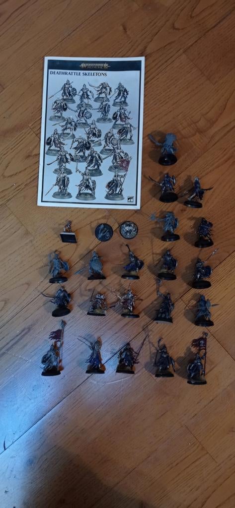Warhammer Deathrattle skeletons, Hobby en Vrije tijd, Wargaming, Gebruikt, Figuurtje(s), Warhammer, Ophalen of Verzenden