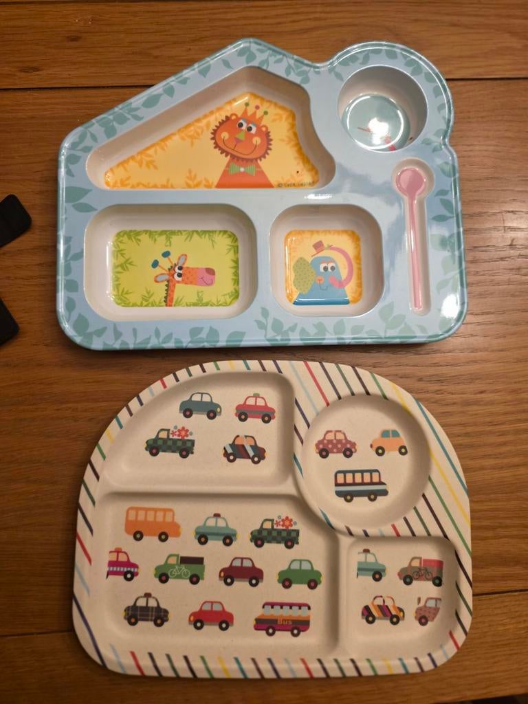 Kinder bordjes en kommetjes, Kinderen en Baby's, Babyvoeding en Toebehoren, Ophalen, Gebruikt, Overige typen