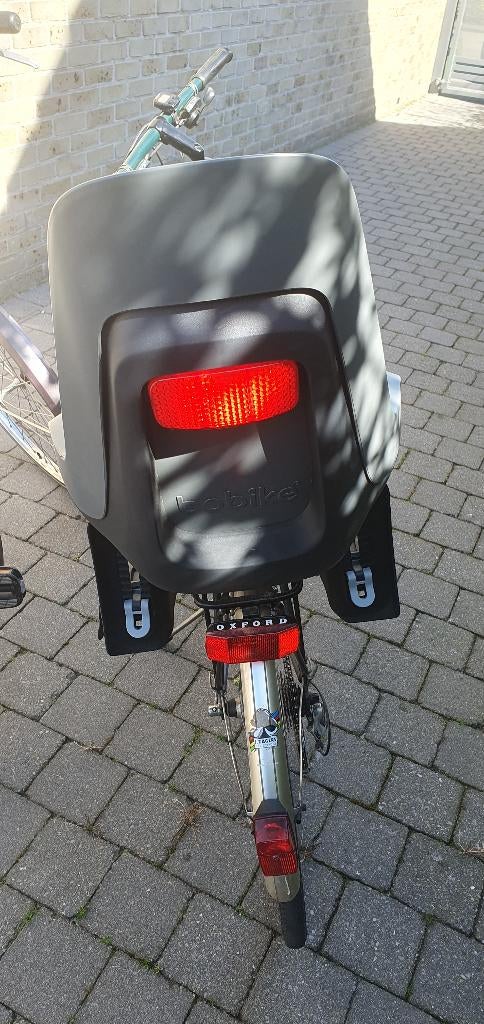 Fietsstoeltjes, Fietsen en Brommers, Fietsaccessoires | Fietsstoeltjes, Ophalen, Achterzitje, Voetsteuntjes, Zo goed als nieuw