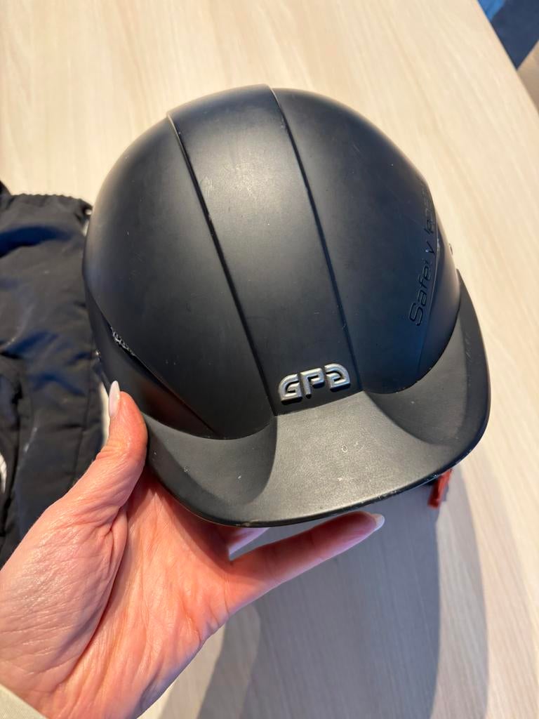GPA paardrijhelm maat 55 - valvrij, Ophalen, Gebruikt