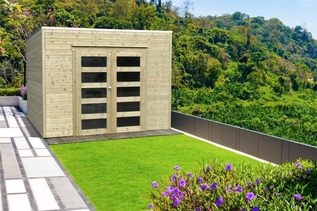 NOUVELLE maison de jardin en autoclave Bari - S8741-1, Envoi, Neuf