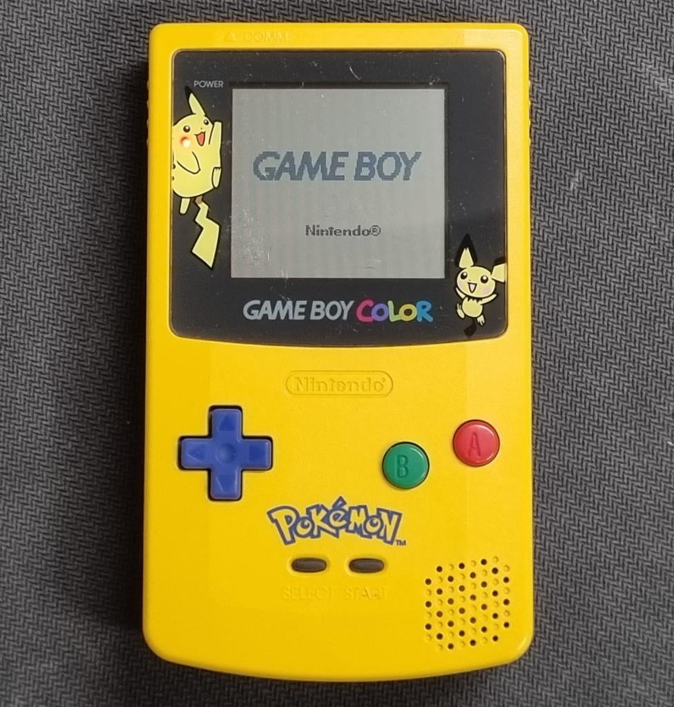 Pikachu Nintendo Game Boy Color CGB-001 Console Pokemon, Ophalen of Verzenden, Gebruikt, Game Boy Color