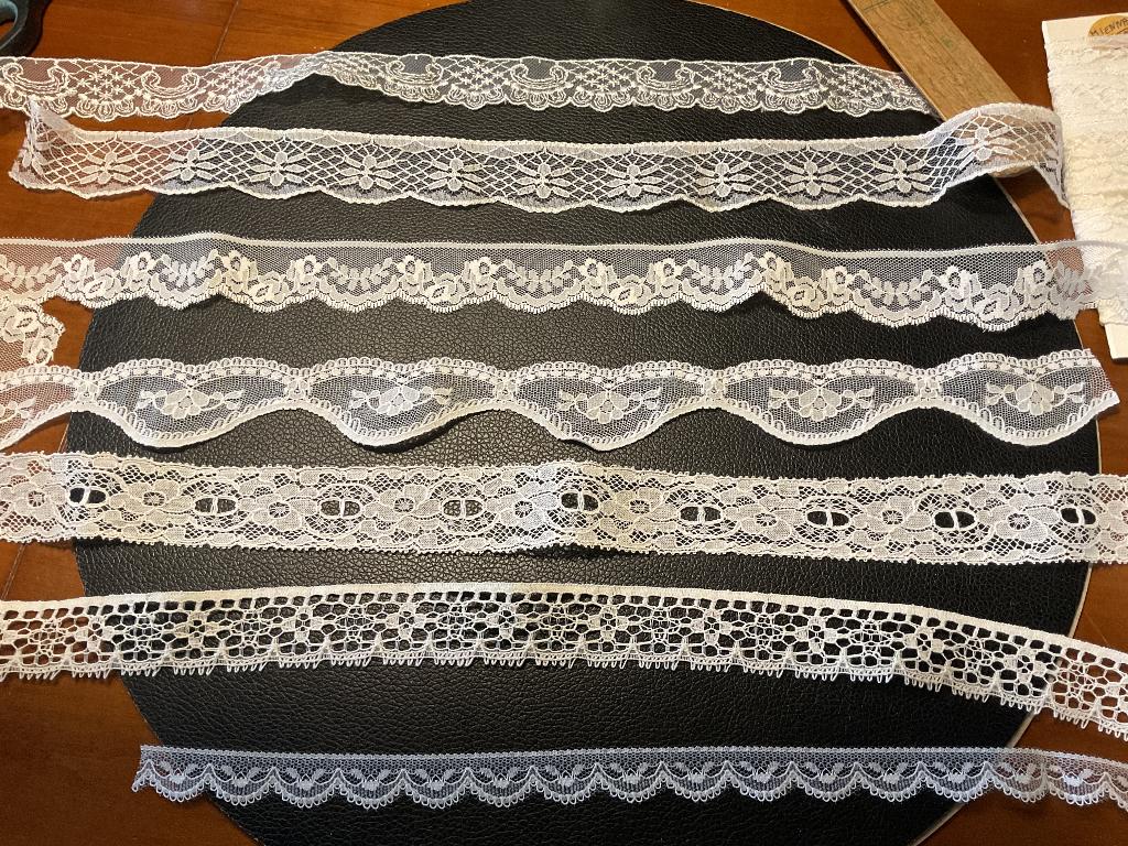 Opruiming van enkele prachtige kant, lees en zie fotokes, Ophalen of Verzenden, Kant