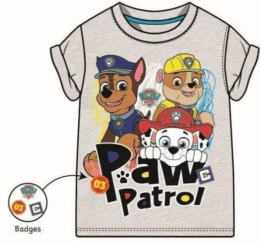 Paw Patrol T-shirt Grijs - Maat 128 - VAN 9,95 VOOR 4,95!, Kinderen en Baby's, Ophalen of Verzenden, Nieuw, Jongen, Shirt of Longsleeve