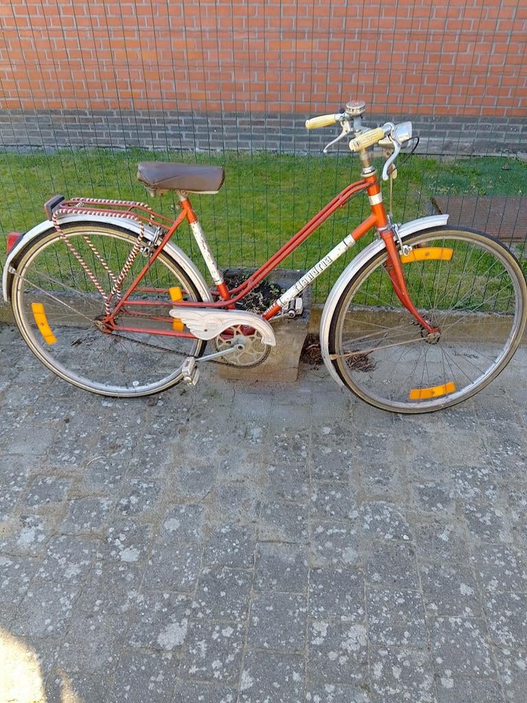Compleet rijdende oldtimer damesfiets, Enlèvement