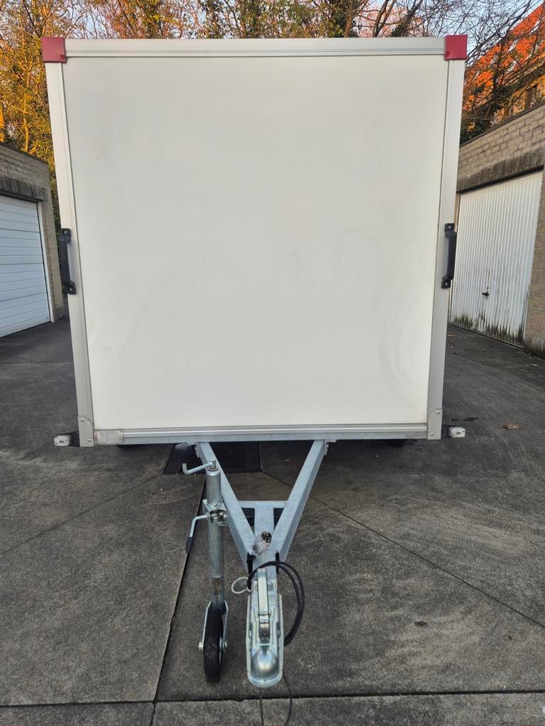 Gesloten power trailer aanhangwagen te koop als nieuw, Ophalen, Zo goed als nieuw