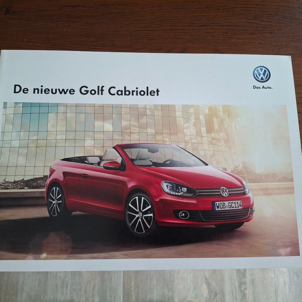 De nieuwe Golf Cabriolet  6/2011, Ophalen of Verzenden, Nieuw, Volkswagen