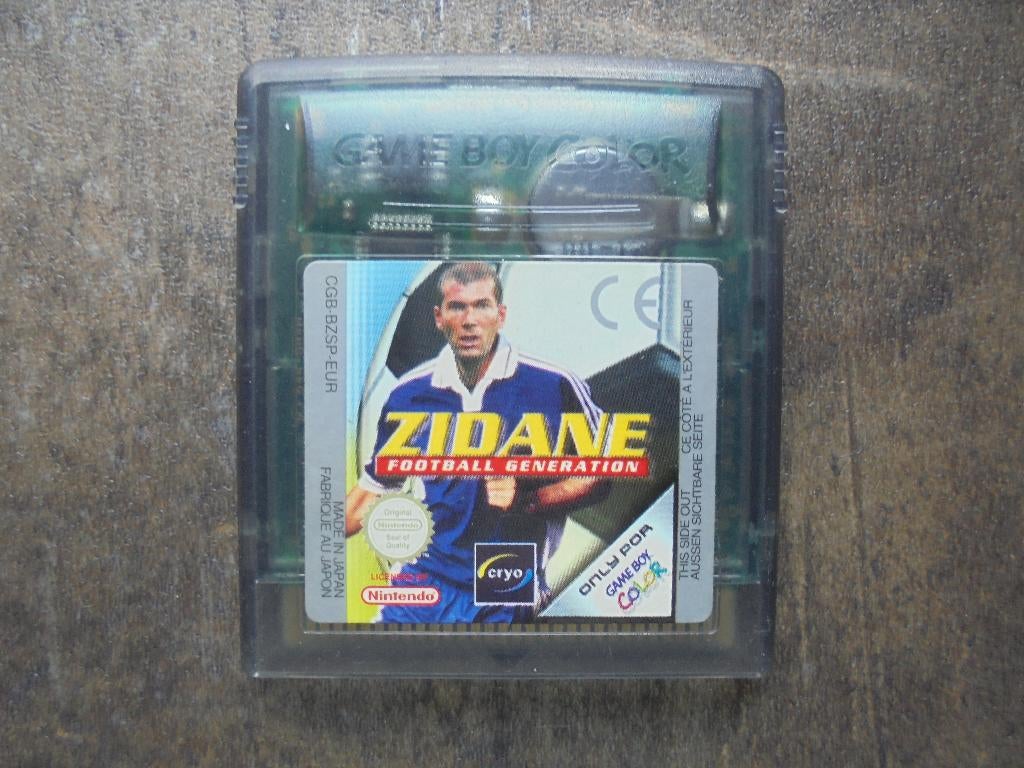 Zidane Football Generation voor Game Boy Color (zie foto's), Gebruikt, 1 speler, Ophalen of Verzenden, Vanaf 3 jaar