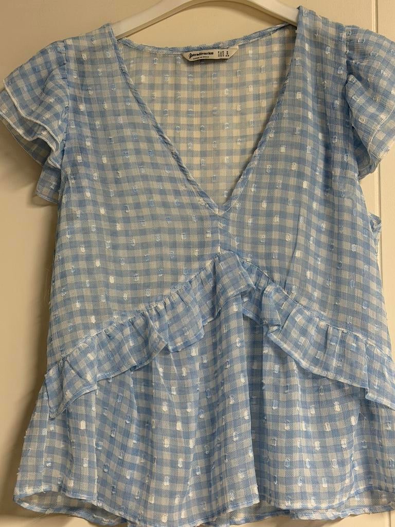 Nouveau chemisier d'été signé Stradivarius (S), Vêtements | Femmes, Blouses & Tuniques, Enlèvement, Neuf, Taille 36 (S), Bleu