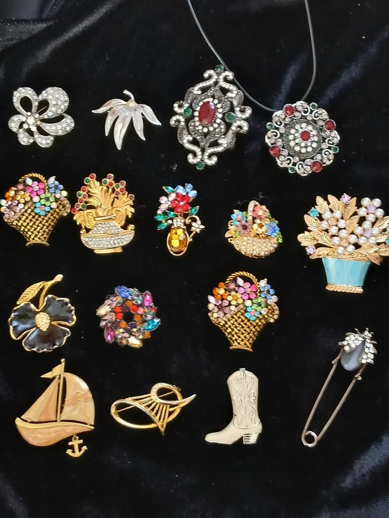 Antieke broches, Collections, Broches, Pins & Badges, Enlèvement