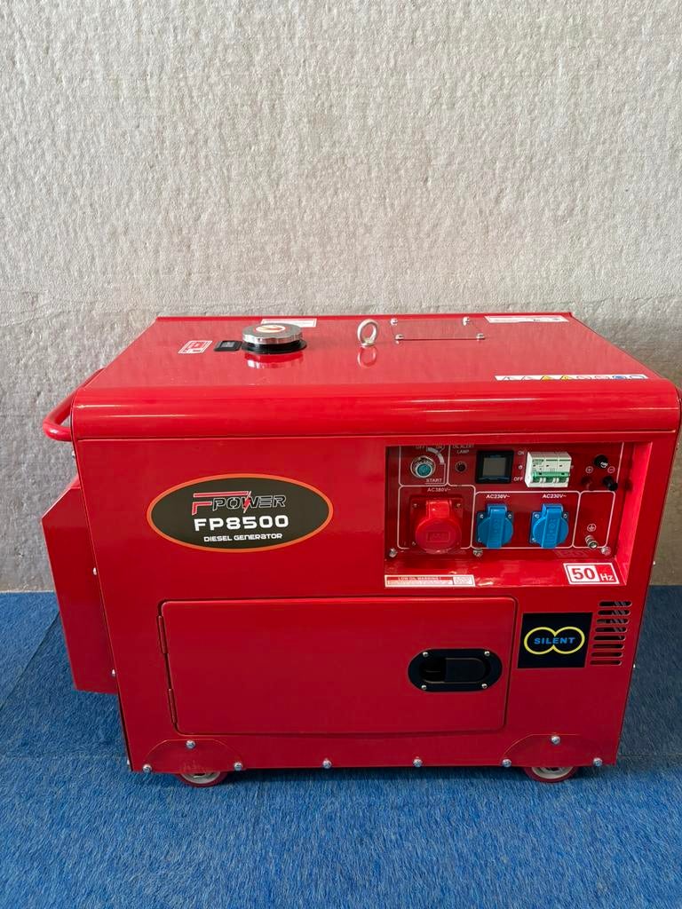 Nieuwe 6.5KW dieselaggregaten met key start.Verrijdbaar, Enlèvement, Neuf