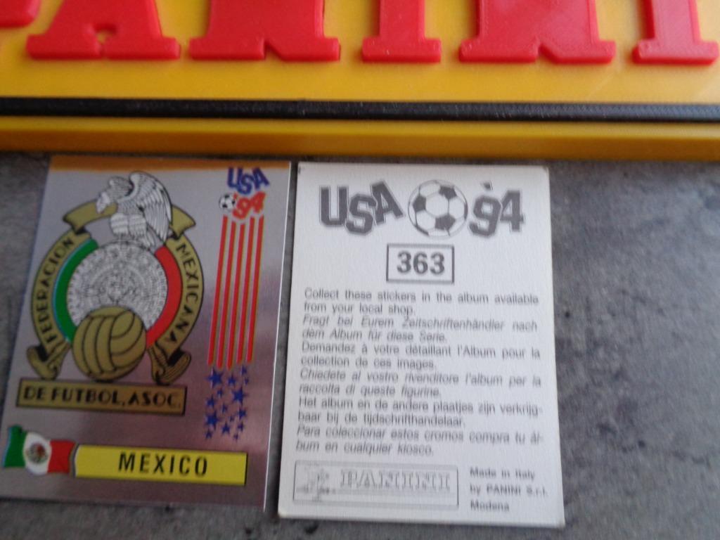 PANINI FOOTBALL AUTOCOLLANT COUPE DU MONDE 94 USA EMBLÈME DE, Enlèvement ou Envoi, Autocollant