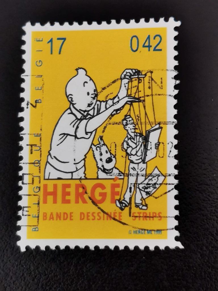 Belgique 1999 - 20e siècle - Tintin, Timbres & Monnaies, Timbres | Europe | Belgique, Enlèvement ou Envoi, Affranchi