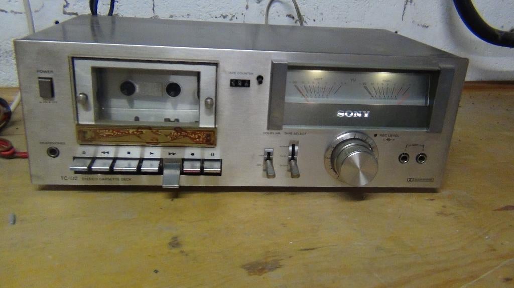 DECK CASSETTE ANALOGIQUE, TV, Hi-fi & Vidéo, Enlèvement, Simple, Sony, Tape counter