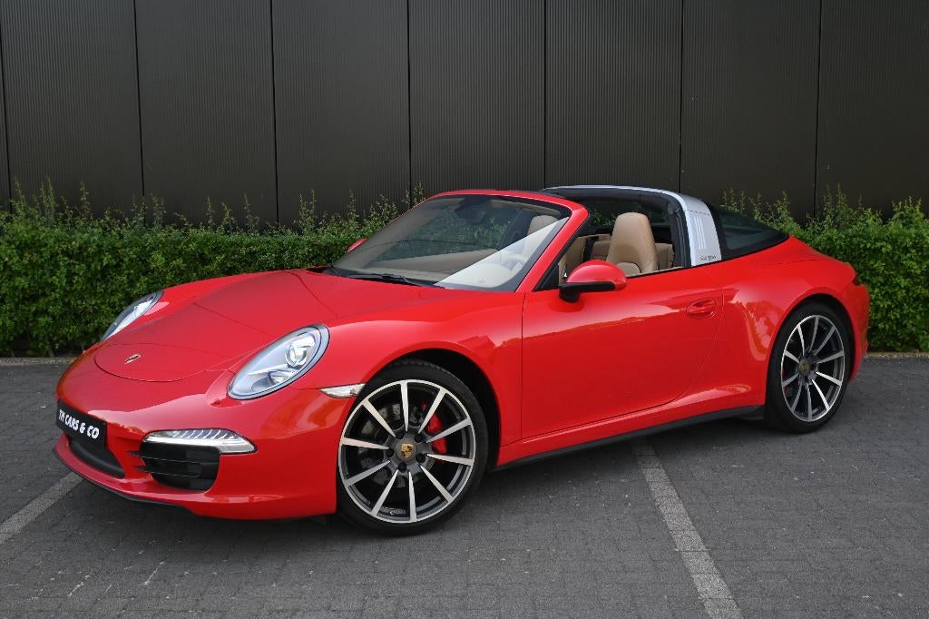 Porsche 911 991 Targa 4 / 63dkm / sportuitlaat, zetelver,pdk, Auto's, Porsche, Automaat, 4 deurs, Cabriolet, 257 kW