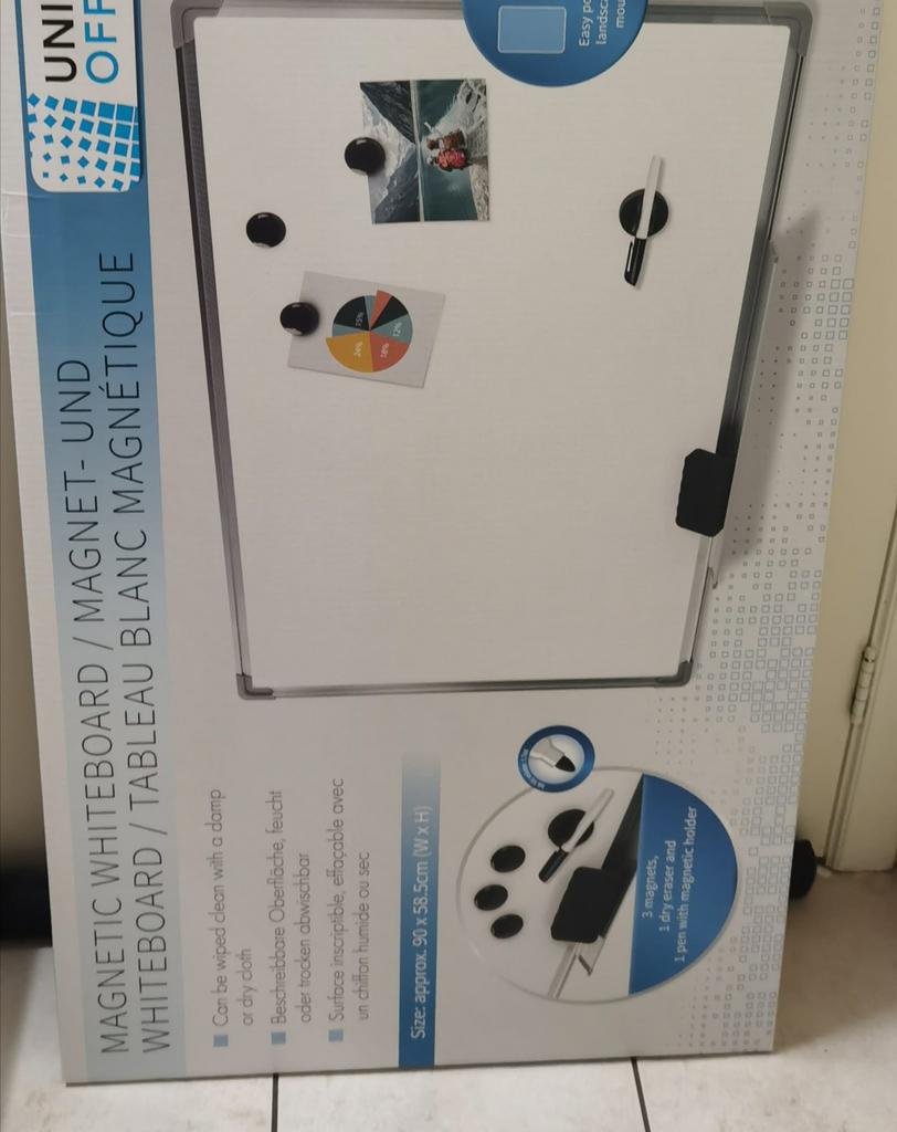 Tableau blanc magnétique, Maison & Meubles, Enlèvement, Neuf, Tableau magnétique