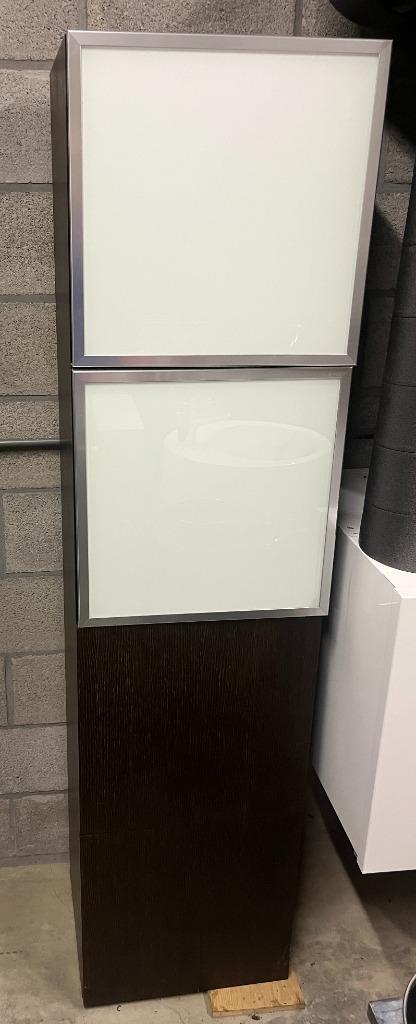 wandkast, Ophalen, Gebruikt, Met deur(en), Glas