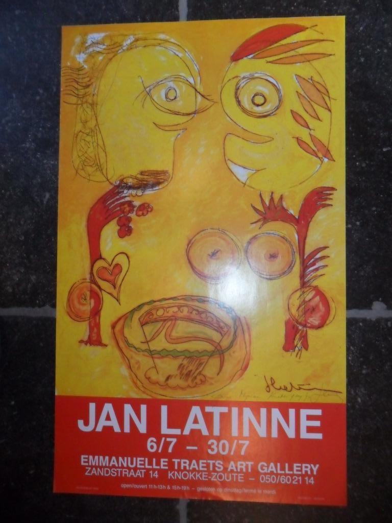 Affiche de Jan Latinne 1936, Collections, Posters & Affiches, Enlèvement ou Envoi