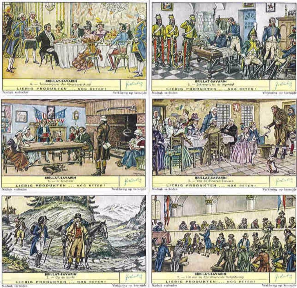 Liebig Chromos - Brillat Savarin (1960), Collections, Enlèvement ou Envoi