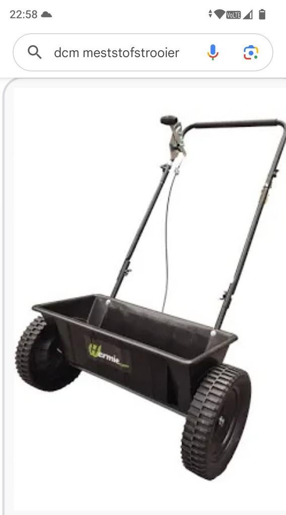 dcm meststofstrooier of zoutstrooier nieuw, Tuin en Terras, Ophalen, Nieuw