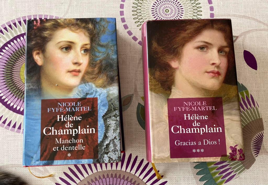 Lot de 2 livres  Hélène de Champlain, Livres, Enlèvement ou Envoi, Comme neuf