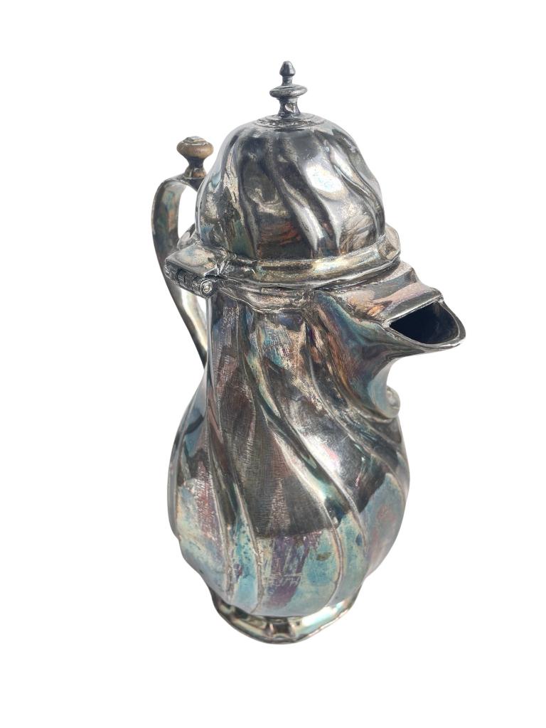 Pichet Antique Allemand du 19ème Siècle avec Cachet Ange, Antiquités & Art, Enlèvement ou Envoi, Argent