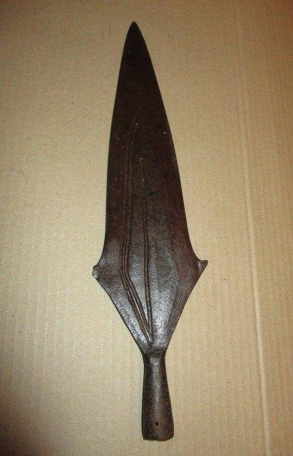 Pointe de lance Africaine Congo 34,5 cm longueur, Envoi