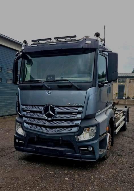 Mercedes Actros 2016 euros 6 sistem container  19 tonne, Argent ou Gris, Achat, Euro 6, 2 places