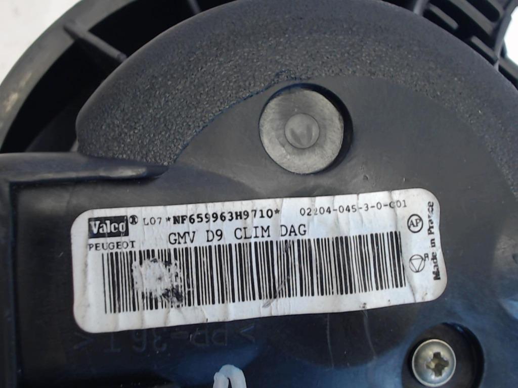 Ventilateur de chauffage Peugeot 607  2.2 HDI GMVD9, Ophalen of Verzenden, Gebruikt, Peugeot