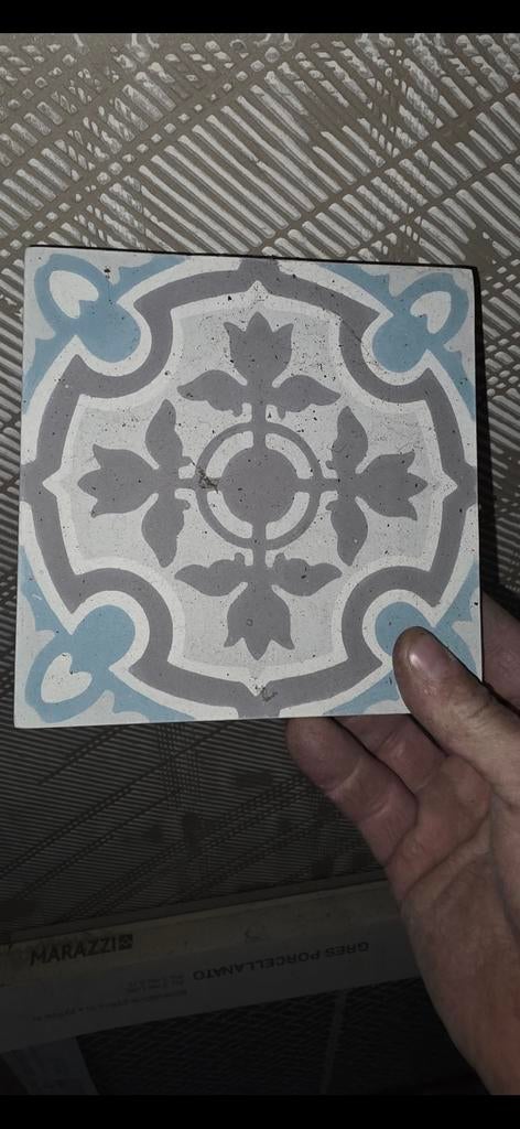 Vrai carreaux de ciment fait main 1m2 magasins modern l'hoir, Enlèvement, Neuf