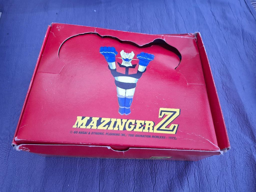 Ancienne boite présentoir figurine MAZINGER Z chocolate 1972, Collections, Enlèvement ou Envoi, Comme neuf