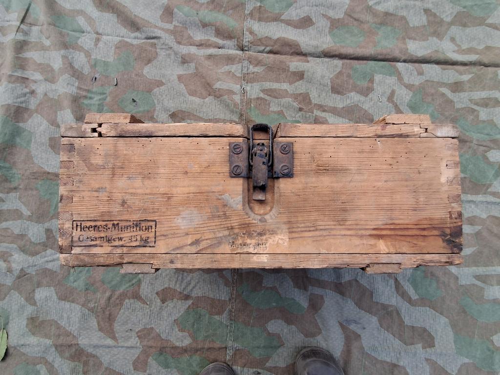 Belle caisse allemande ww2 pour MG 1943, Enlèvement ou Envoi, Armée de terre, Caisse ou Géocache