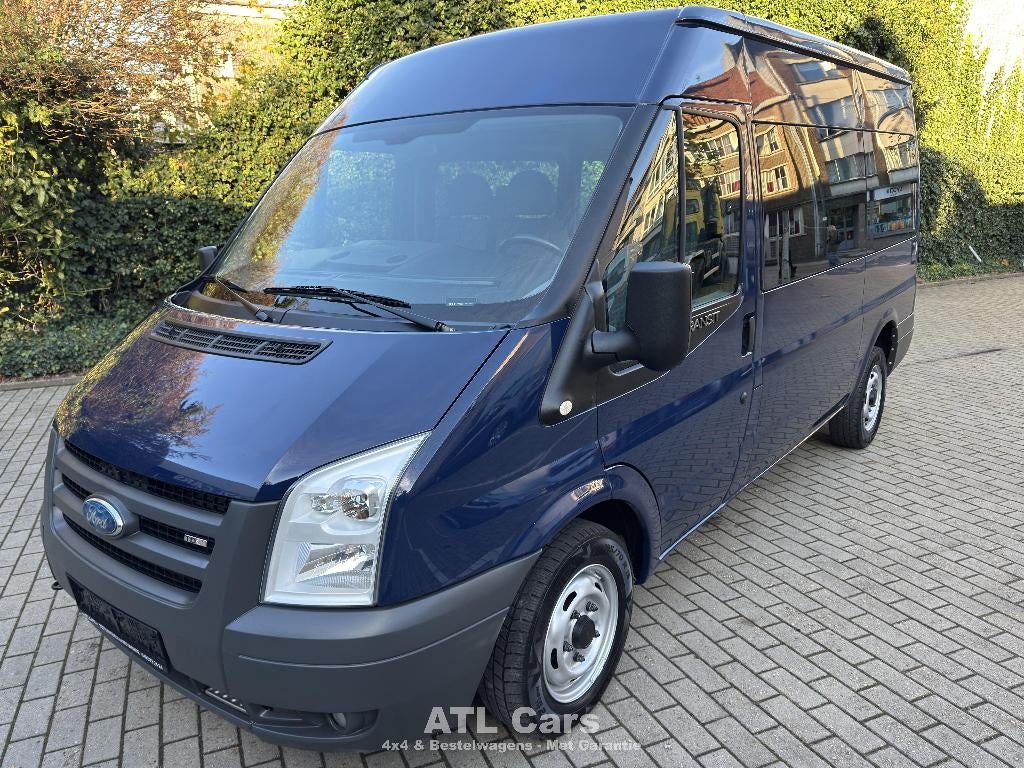 Ford Transit 2.2 Diesel | 8+1 | 55.000km | 1J Garantie, Voorwielaandrijving, Stof, 4 cilinders, Blauw
