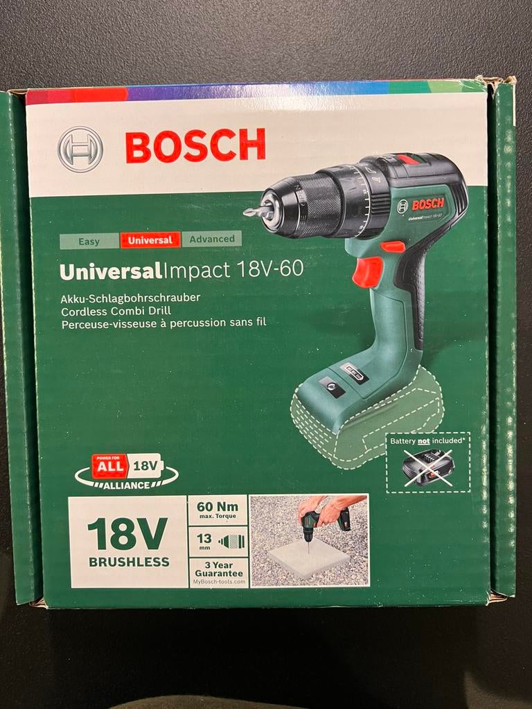 Bosch Universalmpact, Ophalen, Nieuw