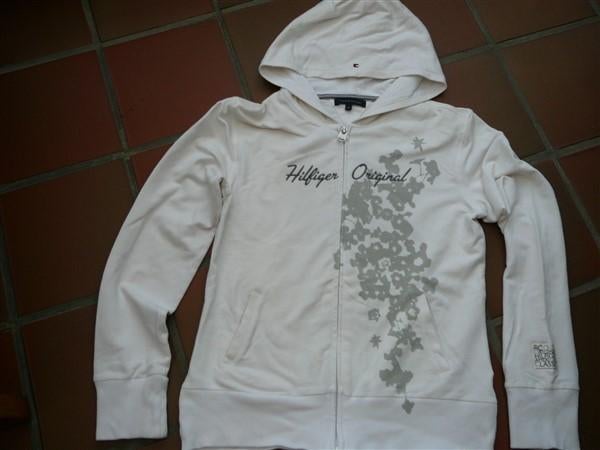 Mooie trui met kap Hilfigher 164, Gebruikt, Meisje, Trui of Vest, Ophalen of Verzenden