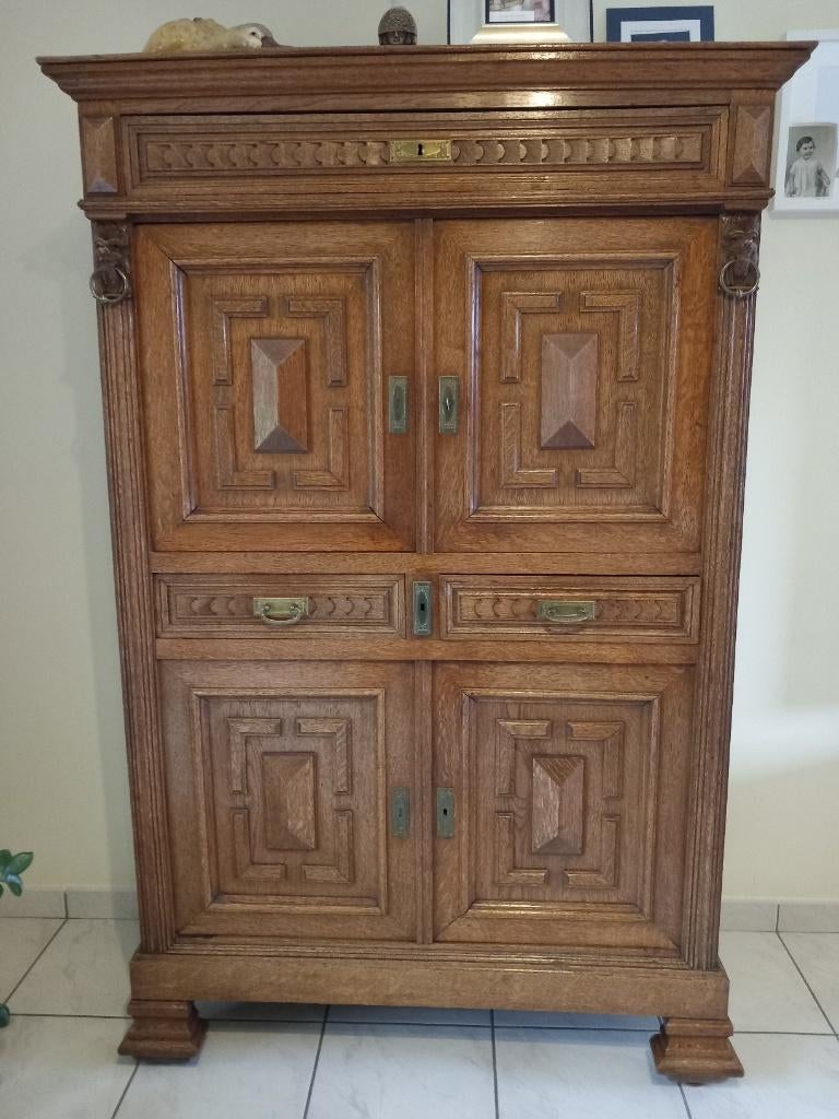 Buffet en chêne, Maison & Meubles, Avec tiroir(s), 100 à 150 cm, Utilisé, Chêne